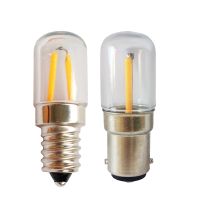 【boloni HHG】หลอดด้าย Led B15 E14,หลอดด้ายไฟ Led 110V 220V 12V 24 V หลอดไฟตู้เย็นขนาดเล็ก1.5W เทียนสปอตไลท์ B15D จักรเย็บผ้า12 24โวลต์