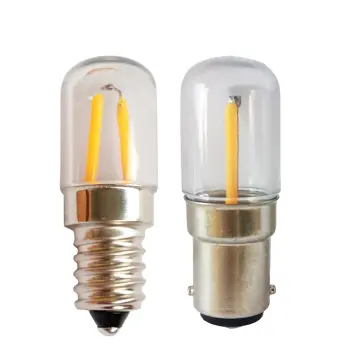 2pcs Mini Fridge Light Bulb 110V 220V 3W B15 E12 E14 T22 T26 Milky