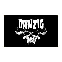 90x150cm Danzigs Flag Polyester Printed Hyper Rock Band Banner Party or Bedroom For Decoration