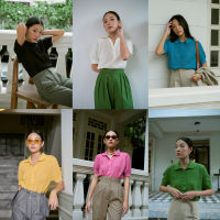 maison KEEPS Kiko Knitted Knitted Tops เสื้อโปโลไหมพรม