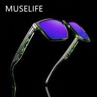 MUSELIFE Polaroid Sunglasses Unisex Square Vintage Sun Glasses Famous Brand Sunglases Polarized Sunglasses Oculos Feminino Barware