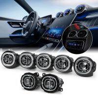 รถ Air Outlet บรรยากาศโคมไฟ Matte Chrome ที่ไม่ซ้ำกัน Turbine Air Vent Ambient Light ชุดสำหรับ Mercedes-Benz C-Class W206 s206 สำหรับอัพเกรด