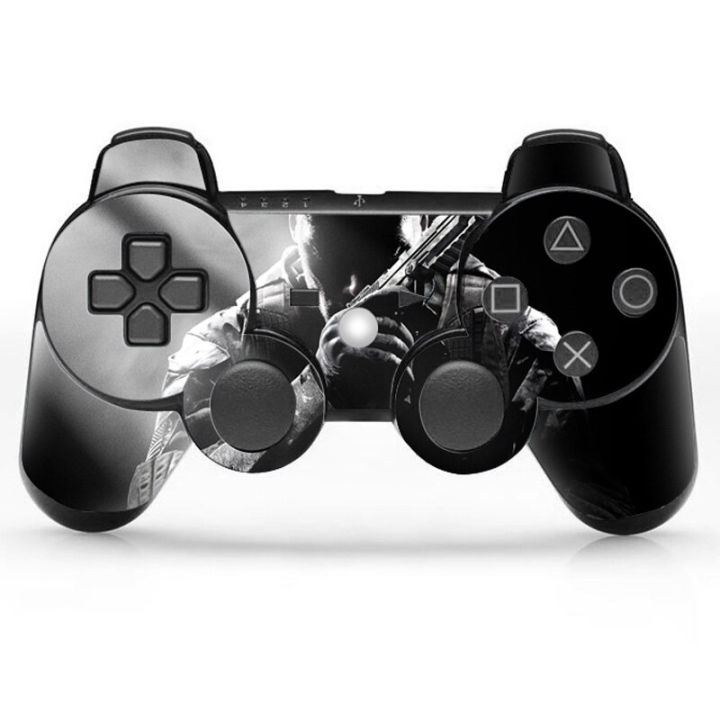 (MQ รูปแบบใหม่) สติกเกอร์ผิวจอยสติกไร้สายไร้สายจอยสติ๊กสำหรับตัวควบคุม PS3สกินสติกเกอร์อุปกรณ์เกมสำหรับกรณีการควบคุมระยะไกล