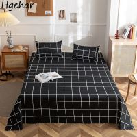 Flat Sheet Skin Friendly Brushed Washed Cotton Minimalist Adults Bed Sheets Household 1pc King Queen Size Four Seasons Bedspread