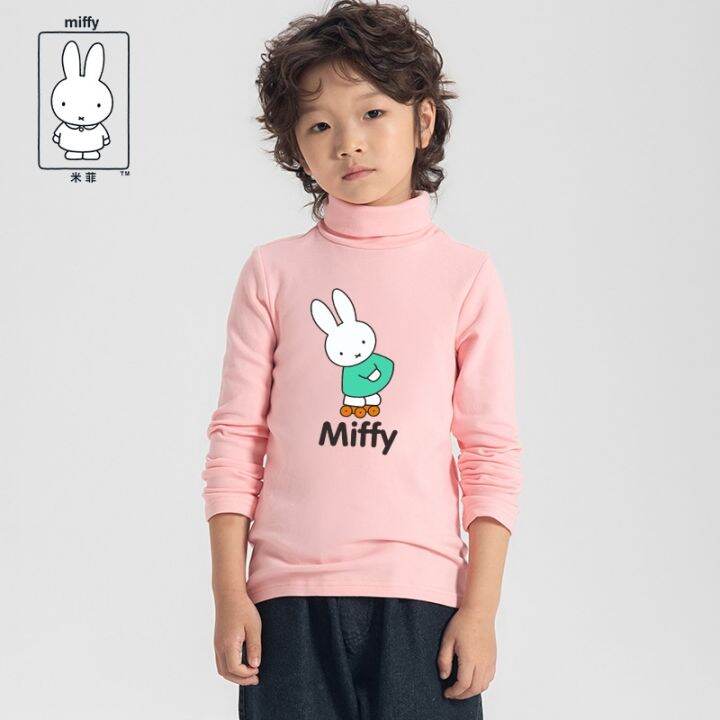 cod-miffy-miffy-autumn-new-girls-casual-bottoming-baby-korean-version-of-the-high-necked-tide-source-factory