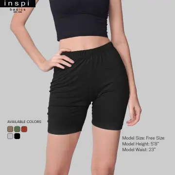 INSPI Training Shorts for Women in Gray Korean Pambahay Casual Comfy T