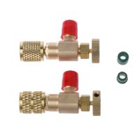 2Pcs Safety Valve R410A R22 Air Conditioning Quick Coupler