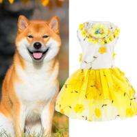 Stylish Summer Dog Two-legged Clothes Puppy Dress Washable  Comfortable Wear Dresses