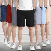 CODhuanglan212 ⚡W-KING⚡ M-5XL boys solid color shorts summer five-point pants all-match beach pants sports casual shorts Seluar Pendek Lelaki