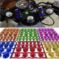 【2023】30PcsSet Motorcycle Screw Cap Cover Head Body Decorative Engine Nut Bolt Caps for Yamaha Kawasaki Honda Car Bicycle Accessories