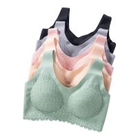 [A LIKE] HighSeamless Push Up Latexpressitybras WomenSexy เบาะ LadiesBralette ขนาดบวก XXL