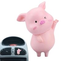 Car Diffuser Vent Clip Kawaii Pig Air Conditioning Freshener Outlet funny Decoration Accessories Interior