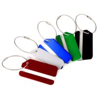 hot！【DT】☬  Aluminum Alloy Luggage Tags Suitcase Labels ID Tag Airlines Baggage Card Accessories