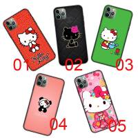 DB-436 Hello Kitty Black ซิลิโคน เคสโทรศัพท์ ปก หรับ Samsung A72 A02S A02 2 A52 A03 A33 A12 A32 M02 A42 A73 A03S A53 A22 A13 Quantum Core