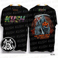 KUSH original เสื้อยืดส่งจากประเทศไทย เสื้อยืดฮาโลวีน ชุดเทศกาล Halloween T-shirt tops เหมาะสำหรับผู้ชายและผู้หญิง เสื้อคาร์นิวัล ปาร์ตี้แบบเรียบง่าย S-3XL