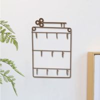 Wall Mounted 11 Hooks Key Holder Storage Rack for Entryway Kitchen Home Office Organizer Picture Hangers Hooks