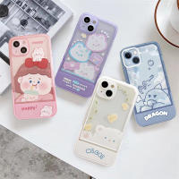 047.เคส ตั้งได้ เคสนิ่ม มีขาตั้ง เคสโทรสัพท์ลายการ์ตูนน่า iPhone 14 pro max 14plus  13 pro max 12 pro max 11 pro max 7 8 plus X XS XR