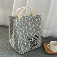 ✁☇✱ Fashionable and cute lunch bag with lunch bag large thickened aluminum foil lunch box bag waterproof and cold-keeping portable insulated bag