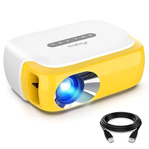 PRE-ORDER] Mini Projector, ELEPHAS Portable LED Full Color Video Projector  for Cartoon, TV Movie, Kids Gift, Party Game, Pico Movie Projector for Home  Theater with HDMI USB TV AV Interfaces and Remote