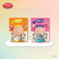 [12 PCS][MANOON] MOOCHIE Cat Food Pouch Mousse มูชี่ มูส อาหารเปียกสำหรับแมว ขนาด 85 กรัม