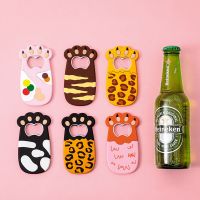 ❏❈✈ Cartoon Cats Paw Wine Bottle Opener Beer Bottle Opener Fat Cat Paws Magnet Refrigerator Sticker Cute Fridge Magnet Beer Opener