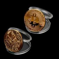 COD Free!! Bitcoin Collectible Coin(Gold/Silver Plated) + Protective Case