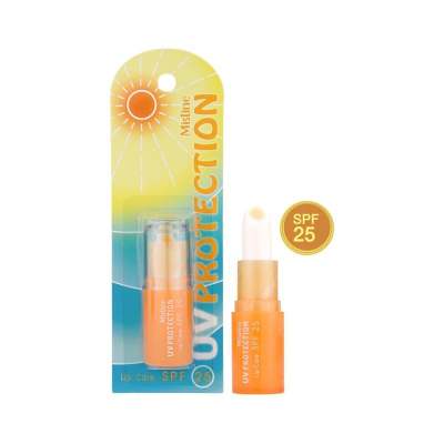 Mistine UV Protection Lip Care SPF 25 มิสทีน ยูวี โพรเทคชั่น ลิปแคร์ SPF 25 ขนาด 2.5 g. ลิปมันกันแดด ปกป้องพร้อมบำรุง