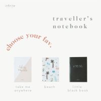 infinitepaperlab - Traveler collection สมุดโน๊ตสำหรับนักเดินทาง ขนาดพิเศษ 8.8 * 12.4 cm หน้าเปล่าจำนวน 56 หน้า