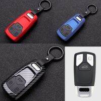 For Audi A4 B9 A5 S4 S5 SQ5 A6 Q3 Q5 8R Q7 TTS TT MK3 8S Coupe 2017 2018 2019 2020 2021 2022 2023 Car Key Cover Case Accessories