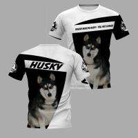 （Can Customizable）New Popular Animal Husky T-shirt 3D Print Top Harajuku Fashion Tees Womens T-Shirt Top Direct Shipping（Adult and Childrens Sizes）