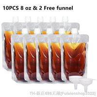 10 Pcs Fluid Bag Great Convenient Drinking Flask Transparent Liquid Containers Toiletry for Travel Use