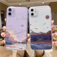 (Great. Cell phone case)  สำหรับ Huawei เกียรติยศ50 10 10i 8X 9X 8A คู่ X8 20 P20 P30 Pro P40 Lite E Y6 Y7A Y9นายก2019สมาร์ทโนวา5T เคสลายพระอาทิตย์ตก