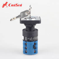 20A Rotary Cam Switch with S4 Key L-O-P (Forward-Off-Reverse) 12 Terminals Lockable