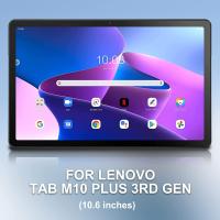 P❤️M ฟิล์มกระจก นิรภัย เต็มจอ เลอโนโว แท็ป เอ็ม10 พลัส เจน3 10.6 Tempered Glass Screen Protector For Lenovo Tab M10 Plus Gen 3 10.6 (10.6)