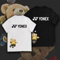 แจ็กเก็ตแบตมินตันแห้งเร็วระบายอากาศได้ดี Yonex2023ใหม่สำหรับฤดูร้อนสำหรับทั้งหญิงและชายกีฬากลางแจ้งสวมใส่สบายและดูดซับเหงื่อชุดทีมการแข่งขันกีฬา