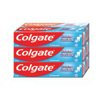 Colgate คอลเกต ยาสีฟัน ริ้วใสเย็นสดชื่น 140 กรัม แพ็ค 6 กล่อง