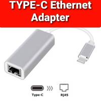 USB Type C Ethernet อะแดปเตอร์เครือข่าย USB Type-C TO RJ45 10/100Mbps LAN สายอินเทอร์เน็ตสำหรับ MacBook PC Windows