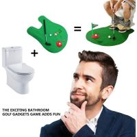 【jw】✼☊☜  Toilet Set Lazer Indoor Entretenimento Golfs Training Acessório Presente para de Aniversário