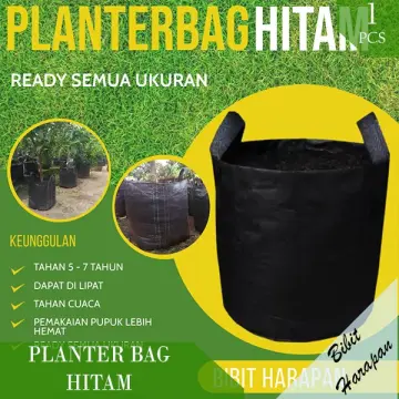 Jual Planter Bag Tanaman Hijau Dan Hitam 4 12 22 32 50 75 100 150 Liter - Planter  Bag