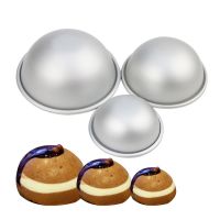 【hot】 6pcs/set New Molds Aluminum Alloy Sphere Mold Baking Pastry Mould Egg Tart Fondant Metal ！