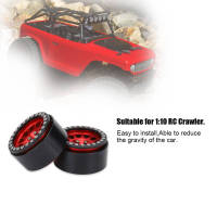 4 ชิ้น 1:10 RC Crawler รถโลหะล้อ Hub ยางรถ Fit สำหรับ Axial SCX10/SCX10II/90046 /90047