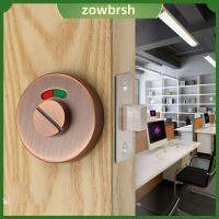 ZOWBRSH Deadbolt ห้องน้ำสาธารณะ สลักเกลียว ห้องน้ำตัวบ่งชี้ล็อค ประตูพาร์ทิชันล็อค อุปกรณ์ฮาร์ดแวร์ ล็อค