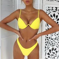 Womens Brazilian bikini suit, sexy enhanced swimsuit, 4 colors, swimsuit