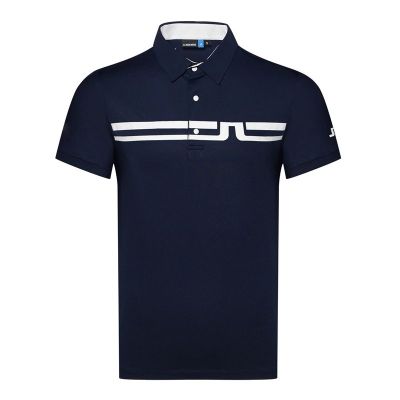 Summer golf shirt mens short-sleeved sports quick-drying breathable sweat-absorbing Polo loose all-match T-shirt ice sense top golf