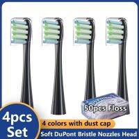 hot【DT】 4Pcs Heads for X/ X PRO/ Z1/ F1/ One/ Air 2 /SE Electric Toothbrush Soft DuPont Bristle Nozzles