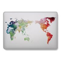 For Macbook Air 13 Case  2019 2018 A2337 M1 A2179 A1932 Hard Shell Laptop Wolrd Map Matte Clear Cover for Mac book 13 inch