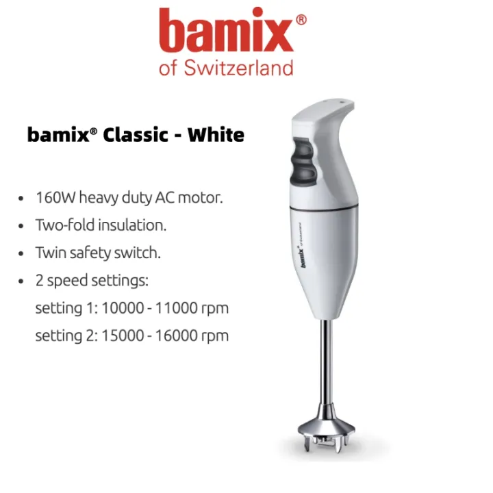 Bamix Hand Blender bamix® Classic White Lazada PH