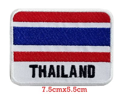 ตัวรีด-เย็บติดผ้า Thailand 7.5cmx5.5cm Logo Embroidery patches on ,Iron on ,and sewing on Fabric