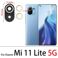 【☑Fast Delivery☑】 SRFG SHOP เลนส์กระจกกล้องด้านหลังมีกาวสำหรับ Xiaomi Mi 11 Ultra Mi 11 Lite 5G Mi 11T Pro เลนส์กระจกพร้อมส่วนซ่อม