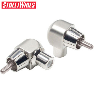 StreetWires ZNADPRS Short Right Angle Adapter Pair RCA หัวงอ 90 องศา  / ร้าน All Cable
